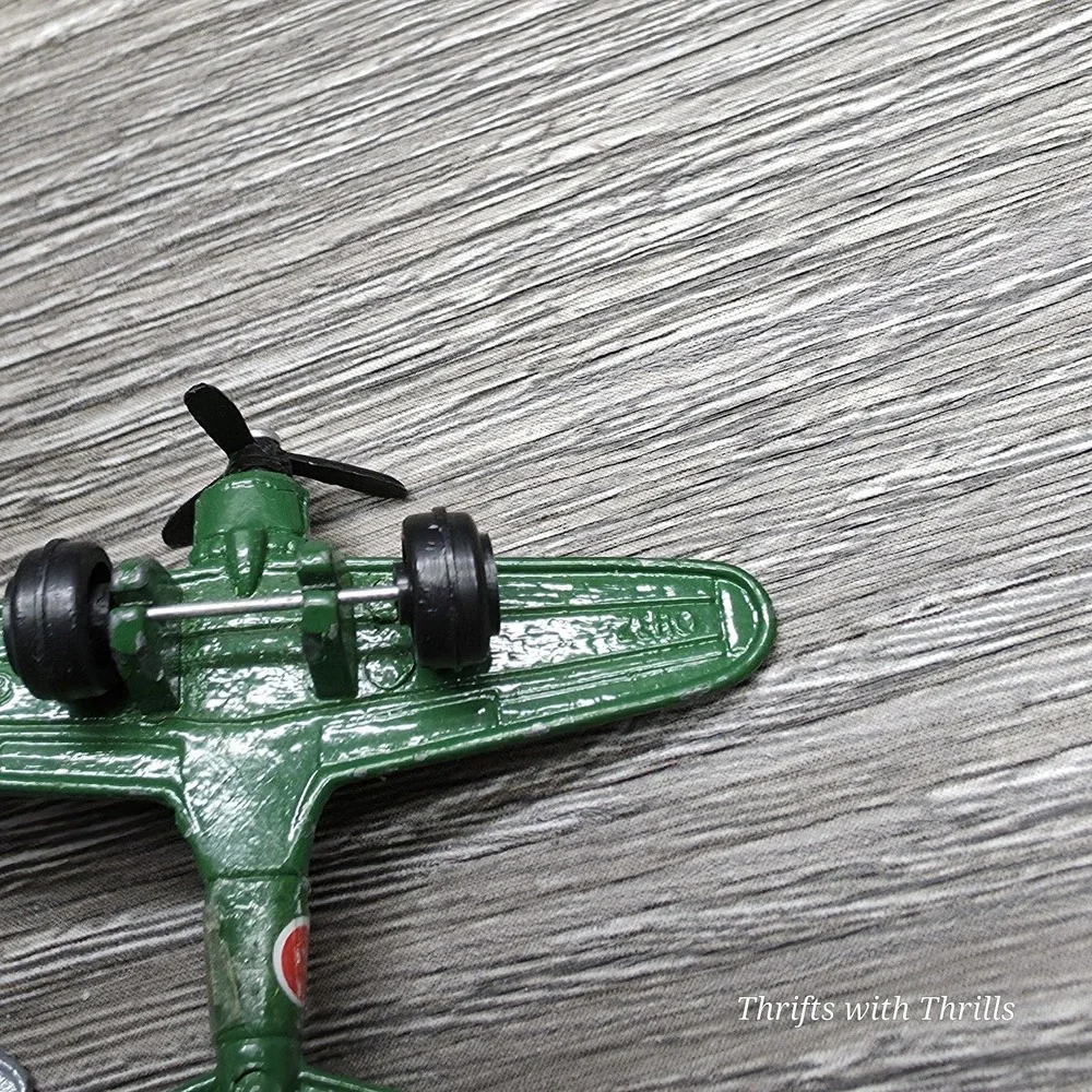 Vintage‎ Mini Diecast Planes By Tooties Toy - SPITFIRE & ZERO War Planes